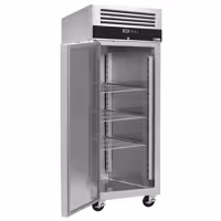 Szafa mroźnicza piekarnicza ECO – stal nierdzewna – EN 600 x 800 – 600 L – z 1 drzwiami, prowadnicami i rusztami