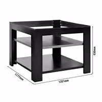 Base Stand - for Pizza Oven - 1177x1201x930mm - Black - compatible with GPOE150S, GPOE150R & GPOE150A