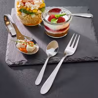 (12 pieces) WMF | Sara Dessert Fork – 185 mm - polished - 18/10 stainless steel