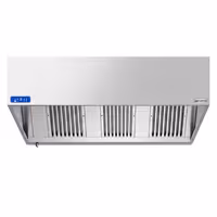 Commercial Wall-Mounted Extractor Hood with Motor – 1800mm – with Speed Controller, Baffle Filters & LED Lighting