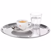 (6 tk) Serveerimiskandik KAFFEEHAUS - Roostevabast terasest - Ø 270 mm - Kõrgus: 15 mm