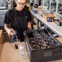 CAMBRO | CAM GOBOX® - Unos sa gornje strane - GN 1/1 - Crna boja