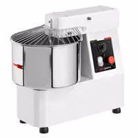 Commercial Spiral Dough Mixer - 42L / 38kg - Fixed Head & Bowl - with Timer - 400V 3‑Phase - For Bread Dough