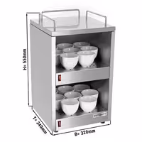 Cup Warmer - 140W - 2 Shelf