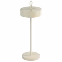 Şarj Edilebilir Masa Lambası - CLEO MINI - 3 kademeli kısılabilir - Ø120x350mm - Whisper White