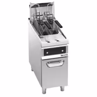 Plinska friteza - 20 L - 17,5 kW - sa sustavom filtriranja ulja - s automatskim podizanjem košare