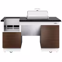 Mobile Buffet Service & Prep Station DUBLIN – 1600 × 1000 mm – Black Granite Worktop