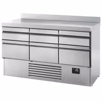 Premium PLUS rashladni pult – 1460 x 700 mm – 6 ladica – nadvjesak