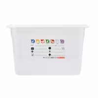 (6 komada) CAMBRO | SafeTrak – GN 1/1 polipropilenske posude – neprozirne – Visina: 200 mm