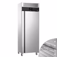 Szafa chłodnicza PREMIUM – stal nierdzewna – GN 2/1 – 650 L – z 1 drzwiami
