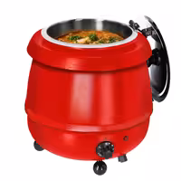 Commercial Soup Kettle - 9L - Red