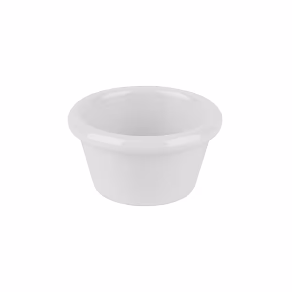(24 adet) Ramekin (Sos Kasesi) - CASUAL - Melamin - 70ml - yuvarlak - Ø75mm - Beyaz