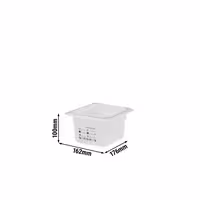 (6 komada) CAMBRO | SafeTrak – GN 1/6 polipropilenski spremnik – neprozirni – Visina: 100 mm