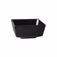 (36 adet) Ramekin (Sos Kasesi) - FLOAT - Melamin - 30ml - köşeli - 55x55mm - Siyah
