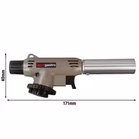 Kitchen Blowtorch / Chef's Blowtorch - Adjustable Flame - Grey