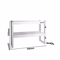 Toplinski most za grijanje hrane – infracrveni – 900x300 mm – 720 W – 2 grijane etaže