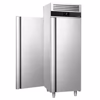 Szafa chłodnicza PREMIUM – przelotowa – stal nierdzewna – GN 2/1 – 700 L – z 1 drzwiami z przodu i z tyłu