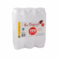 (3 pcs) Squeeze Sauce Bottle - with Medium-Flow Valve Cap (non-drip) - 473ml - with Screw Top Cap - White Cap