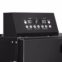 Mini Smoker Oven - Digital - with 3 Racks & Glass Door - 475x450mm - Black