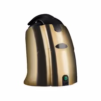 Commercial Electric Citrus Juicer - 570W - 14.5kg - with press arm, interchangeable cones, dishwasher-safe parts - Gold (Double)