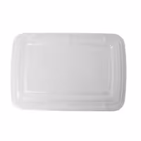(300 pcs) Food Lidding Tray Polypropylene - 187x128mm - Transparent