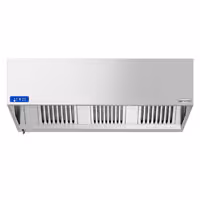 Commercial Wall-Mounted Extractor Hood with Motor – 1600mm – with Speed Controller, Baffle Filters & Lighting