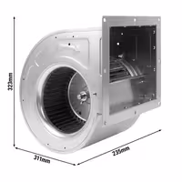 Radijalni ventilator, 1500 m³ na sat – 230 volti – za kutije za zrak