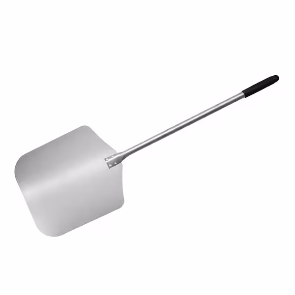 Pravokutna lopata za pizzu - anodizirani aluminij - ekstra lagana - 305x350 mm - drška aluminijska