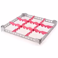Košara za čaše - 500x500 mm - 9 pretinaca - kompatibilno s GKFP5050; GKFP9