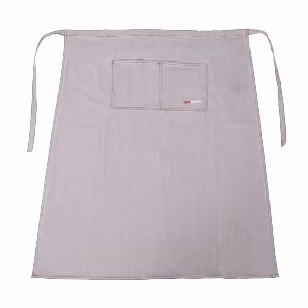 (2 pcs) Bistro Apron - Light Grey Denim Look - W x H: 96x84cm