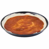 (10 kom) Pleh za pizzu - plavi čelik - Ø 260 mm - Visina: 25 mm - crni premaz