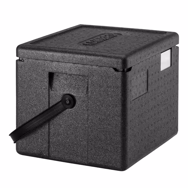 CAMBRO | CAM GOBOX® - GN 1/1 -نصف صندوق تحميل علوي مع حزام حمل باللون الأسود