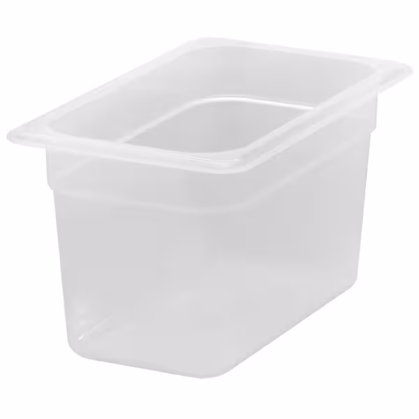(6 szt.) CAMBRO | Pojemnik GN 1/4 – polipropylen – wysokość: 150 mm – mleczny