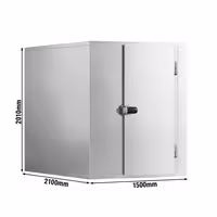 Kompaktiška šaldymo kamera - 1500x2100 mm - 4,80 m³