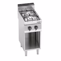 Plinski štednjak - Linija 700 - 9,5 kW - 2 plamenika - samostojeći - otvoreni ormarić