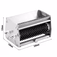 Ploče za stroj za tartlete - Steaker/Stecher - uložak - 240x130 mm - kompatibilno s FKA100E, FKA100E#1 & FKA100E#3 - kućište od nehrđajućeg čelika; jednostavno uklanjanje; za profesionalnu upotrebu
