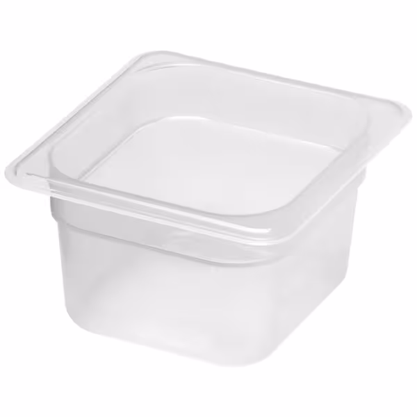 (6 szt.) CAMBRO | Pojemnik GN 1/6 – polipropylen – wysokość: 100 mm – mleczny