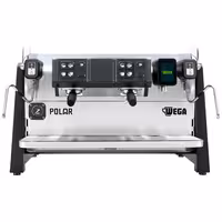 WEGA | Polar – Machine à café expresso – 2 groupes – 5,2 kW – avec compteur de shots – écran tactile – Inox