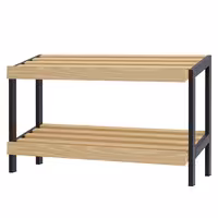Espositore per pane BELFAST - 900 mm - 2 ripiani - compatibile con la serie BRIN