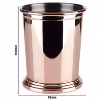 (6 adet) Karıştırma Kabı JULEP MUG - 350ml - Bakır