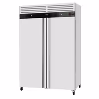 Zamrzivač nehrđajući čelik (inox) ECO - 1340 mm - 1200 l - od -22 °C do -18 °C - s 2 vrata - ventilirano hlađenje, automatsko odmrzavanje