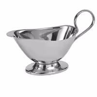 (6 pcs) Gravy Boat PROFI - Stainless steel 18/8 - 0.4 litres - 225x105x135mm
