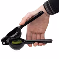 (6 adet) Lime Sıkacağı (Yeşil Limon) - Siyah - Uzunluk: 210mm - Döküm Alüminyum