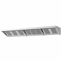 Profesionalna zidna napa - 4400 mm - labirintni filter i rasvjeta