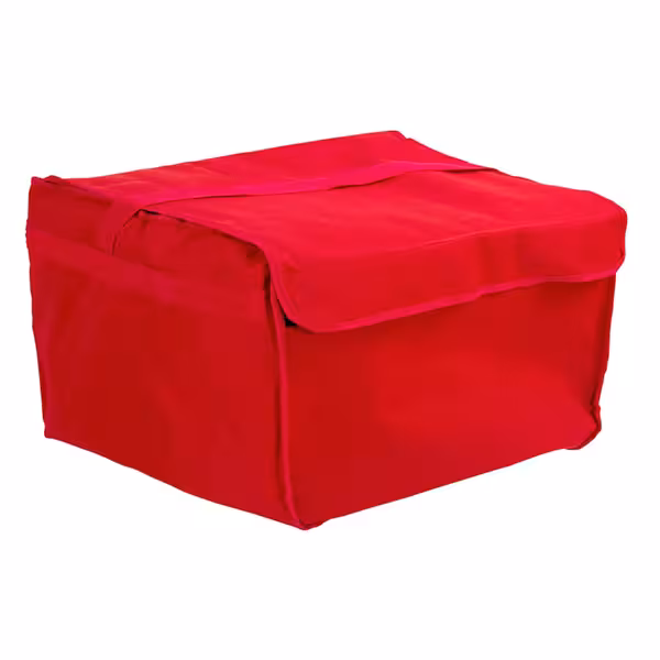 Geantă pizza - pentru 8 cutii pentru pizza - 52x63 cm - roșu