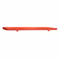Placă de tăiere pentru masa de lucru – 1400 x 700 mm – Conformă cu HACCP – Roșie
