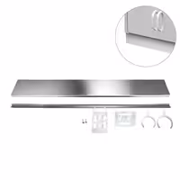 Inox postolje - inox - 1600x125x13 mm - kompatibilno sa serijama ASK, ADK, GSK, SSK (ladičar), SSR, SSIE, WDR i WSR