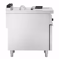 Friggitrice elettrica professionale su mobile - 7+7L - 16kW - controllo elettronico della temperatura - Bflex Digital