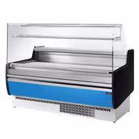Serve Over Counter - 1622x953mm - with 2 doors - front panel light blue - capacity 178 litres