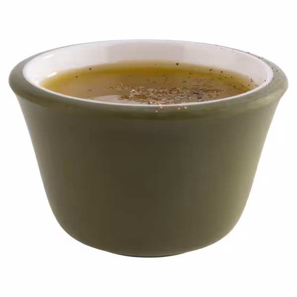 (6 adet) Ramekin (Sos Kasesi) - 6'lı Set - Melamin - 40ml - yuvarlak - Ø60mm - Yeşil/Beyaz